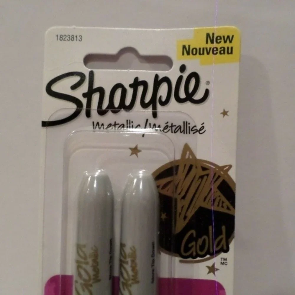 Sharpie Metallic Gold Fine Tip Markers